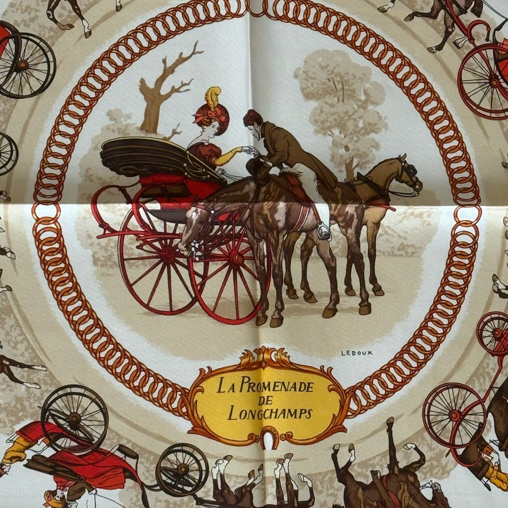 mint Authentic hermes scarf never worn in original packaging
